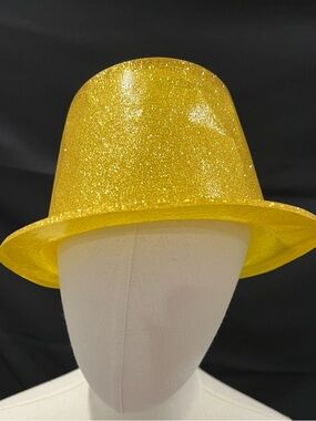 Glitter Top Hat - Gold Party Hat